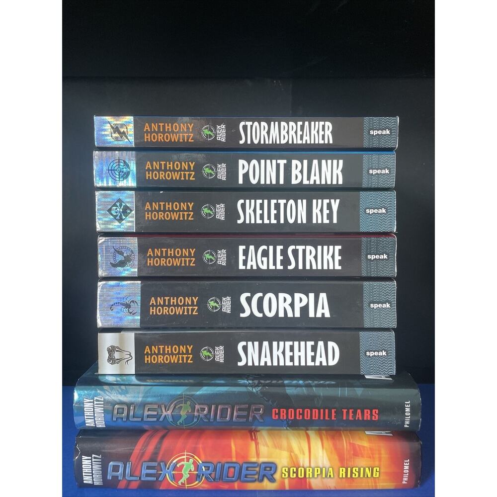 Alex Rider Series (Lot of 8) by Anthony Horowitz 2 hardback 6 paperback